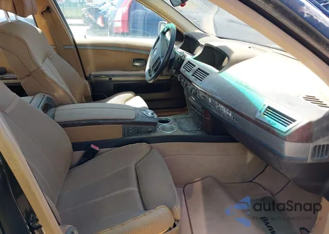 2005 BMW 745 Li z USA, uszkodzony, nr VIN WBAGN63525DS60777